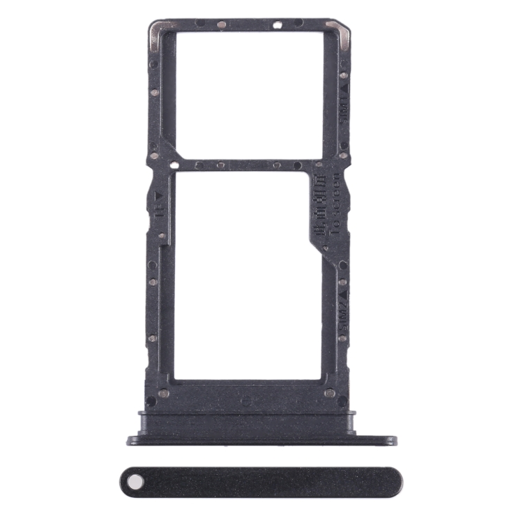 

For Honor X5 SIM + SIM / Micro SD Card Tray (Black)
