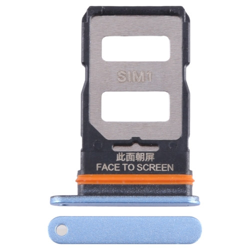 For Xiaomi Redmi Note 12 Pro 5G SIM Card Tray + SIM Card Tray (Blue) аккумулятор vbparts схожий с bn41 для xiaomi redmi note 4 3 7v 4100mah 061282