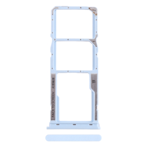 For Xiaomi Redmi A2+ SIM Card Tray + SIM Card Tray + Micro SD Card Tray (Blue)