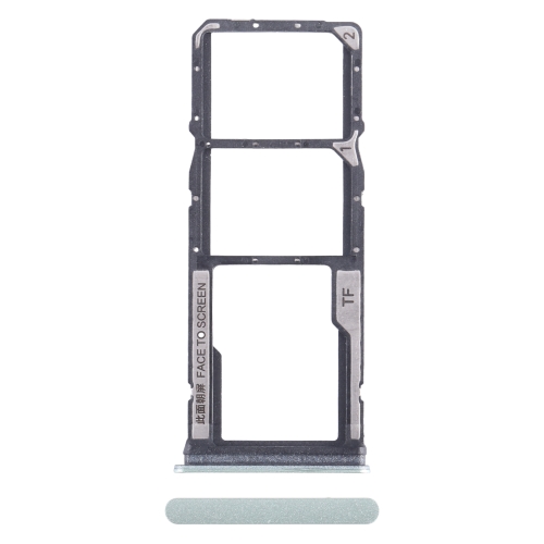 For Xiaomi Poco C65 SIM Card Tray + SIM Card Tray + Micro SD Card Tray (Green) sim card tray micro sd card tray for lg g6 h870 h871 h872 ls993 vs998 us997 h873 silver