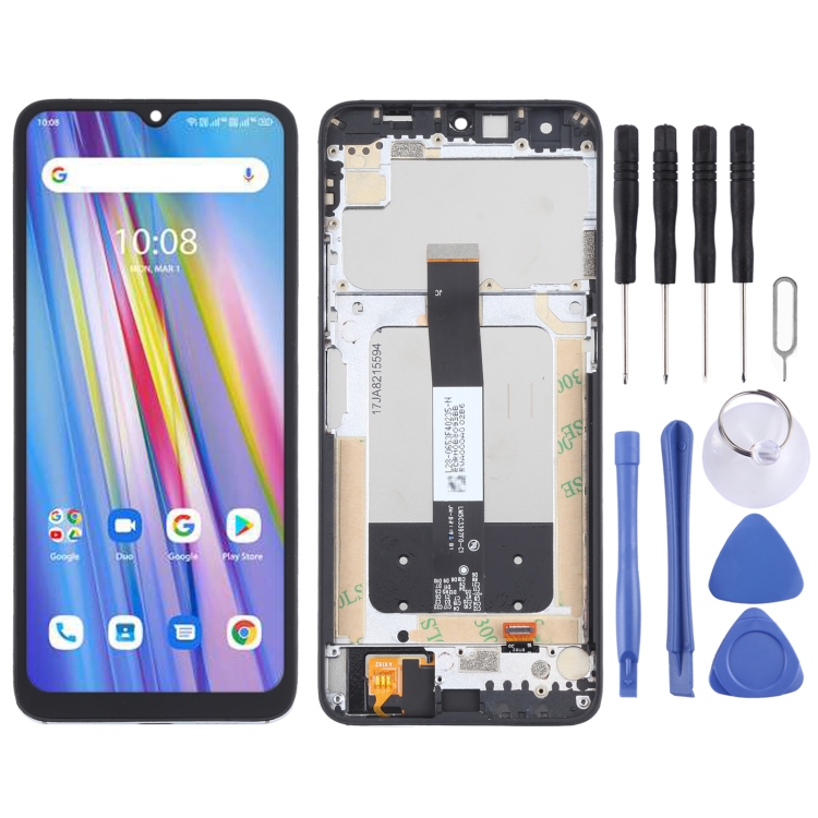 

LCD Screen and Digitizer Full Assembly With Frame for Umidigi A11(Black)