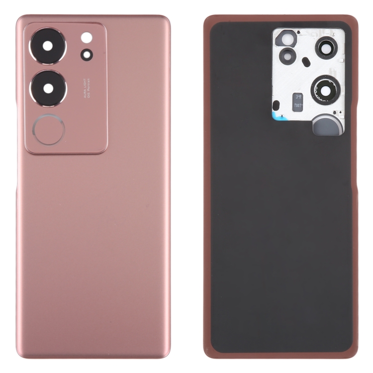

For vivo V29 Original Battery Back Cover with Camera Lens Cover(Purple Red)