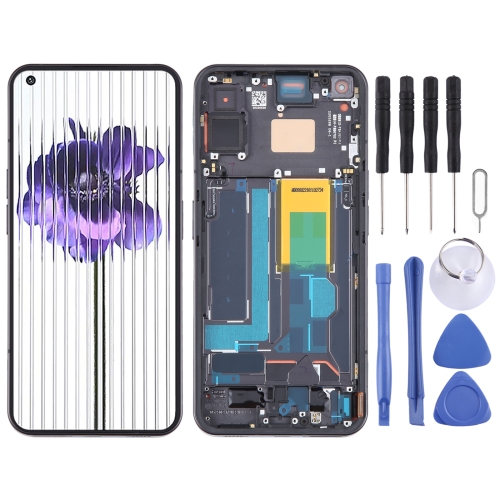 For Nothing Phone1 A063 LCD Screen Digitizer Full Assembly with Frame (Black) rv a c ducted air grille duo therm air conditioner grille replace for the dometic 3104928 019 with air filter pad assembly
