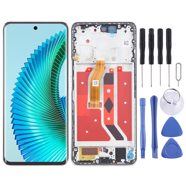 

For Honor Magic6 Lite Original LCD Screen Digitizer Full Assembly with Frame (Gold)