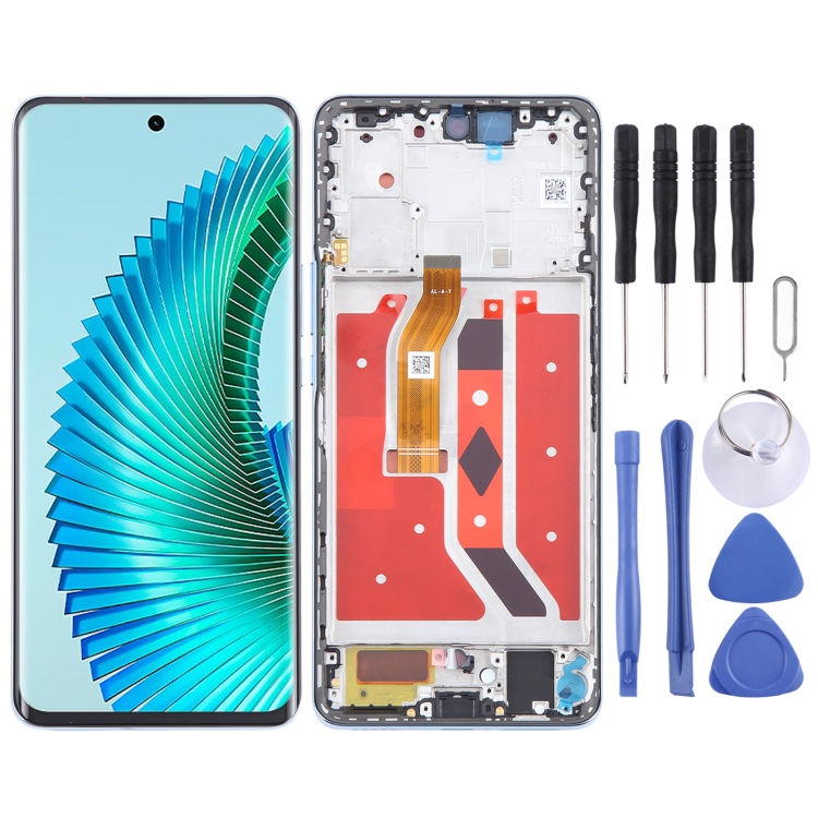 

For Honor Magic6 Lite Original LCD Screen Digitizer Full Assembly with Frame (Blue)