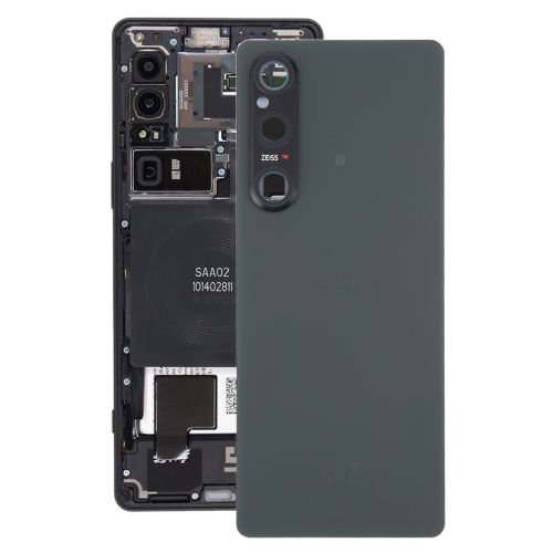 

For Sony Xperia 1 V Original Battery Back Cover with Camera Lens Cover(Green)