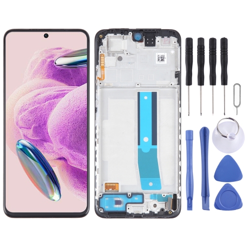 

For Xiaomi Redmi Note 12S OLED Material LCD Screen Digitizer Full Assembly with Frame