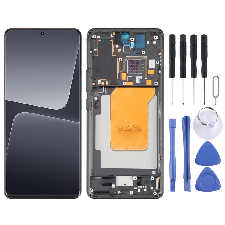 

For Xiaomi 13 Pro Original AMOLED Material LCD Screen Digitizer Full Assembly with Frame (Black)