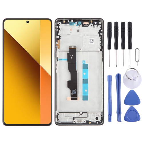 

For Xiaomi Redmi Note 13 5G Original AMOLED Material LCD Screen Digitizer Full Assembly with Frame (Black)