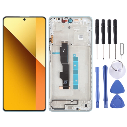 

For Xiaomi Redmi Note 13 5G Original AMOLED Material LCD Screen Digitizer Full Assembly with Frame (Blue)