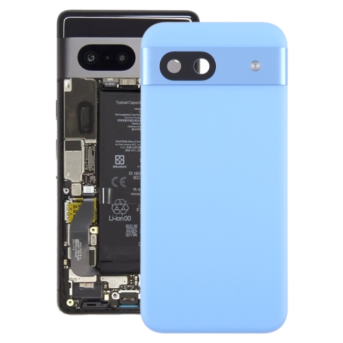 

For Google Pixel 8a Original Battery Back Cover with Camera Lens Cover(Blue)