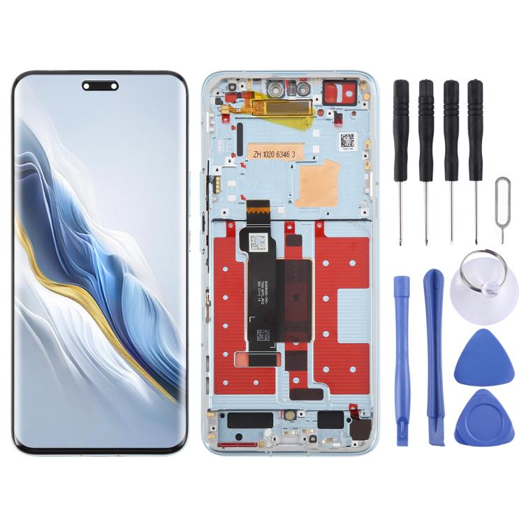 

For Honor Magic6 Pro Original LCD Screen Digitizer Full Assembly with Frame (Green)