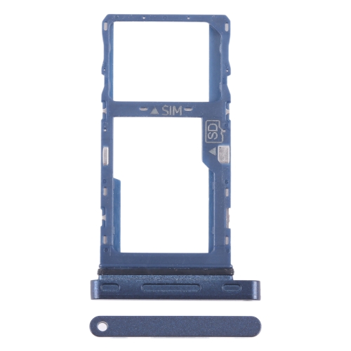 

For Nokia T20 Original SIM Card Tray + Micro SD Card Tray (Blue)