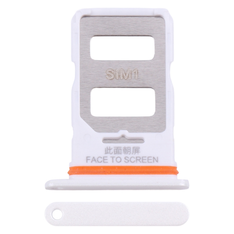 

For Xiaomi Poco X6 5G Original SIM Card Tray + SIM Card Tray (White)