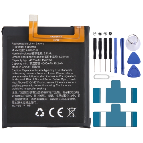 

4000mAh APP00317 Battery Replacement For CAT S62 Pro