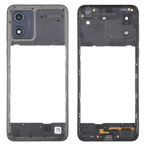 

For Motorola Moto E13 Original Middle Frame Bezel Plate (Black)