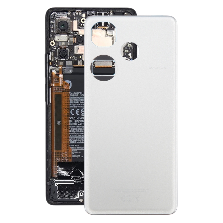 

For Xiaomi Poco F6 Original Battery Back Cover(Silver)
