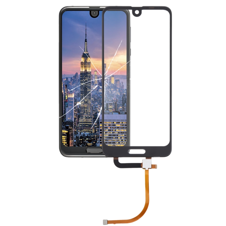 

For Sharp Aquos R2 Touch Panel (Black)