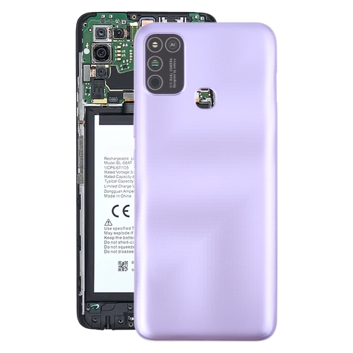 

For Infinix Hot 10 Play Original Battery Back Cover(Purple)