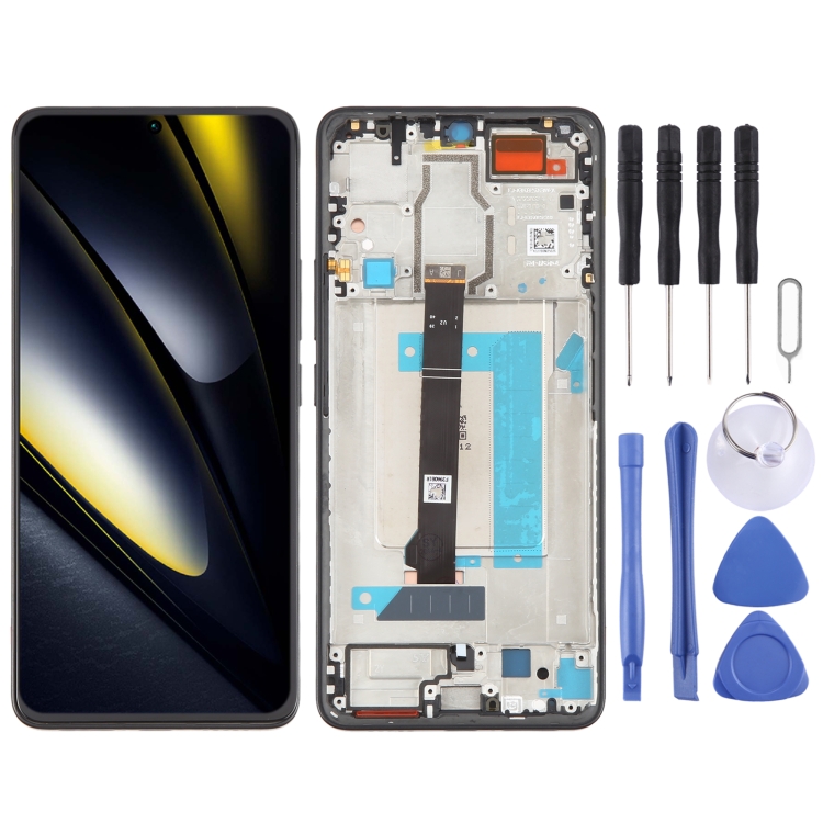Telaio Display Nero TA-1179 TA-1183 DISPLAY TOUCH SCREEN FRAME NOKIA Per 2.2 TA-1179 TA Touch Screen Nokia TA-1179