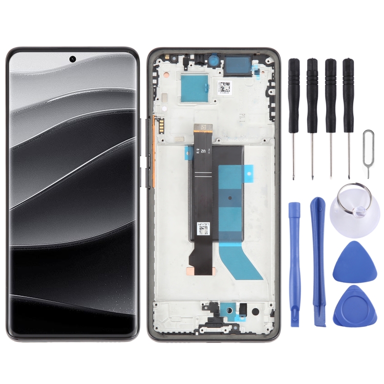 

For Xiaomi Redmi Note 14 Pro 5G Original LCD Screen Digitizer Full Assembly with Frame (Black)
