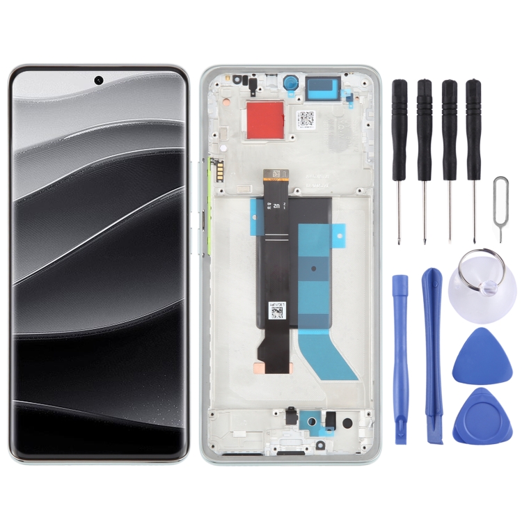 

For Xiaomi Redmi Note 14 Pro 5G Original LCD Screen Digitizer Full Assembly with Frame (Green)