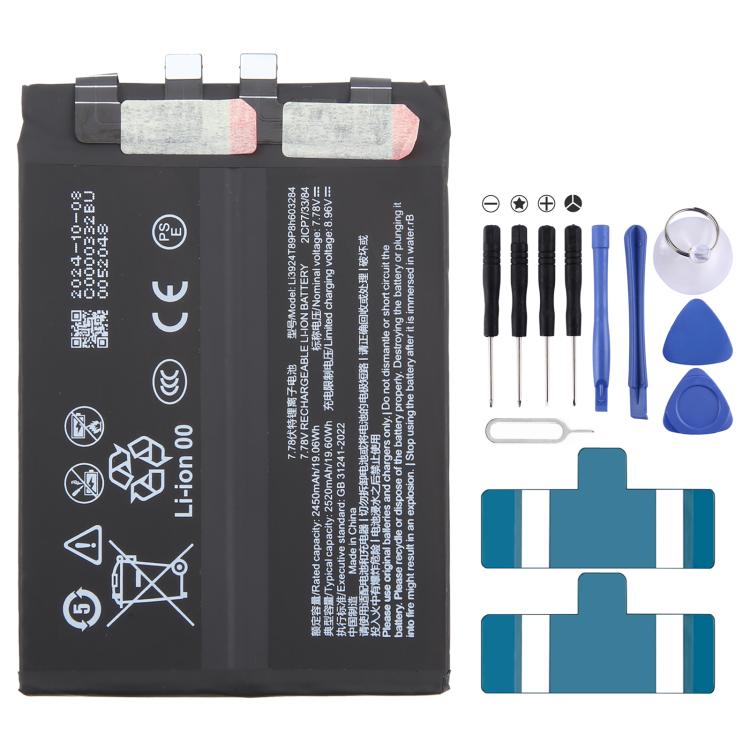 

For ZTE Nubia Red Magic 8 Pro+ NX729J-S Li3924T89P8h603284 2520mAh Battery Replacement