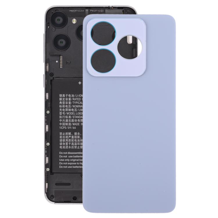

For ZTE Blade V60 Design Z2350 Glass Battery Back Cover with Adhesive(Purple)