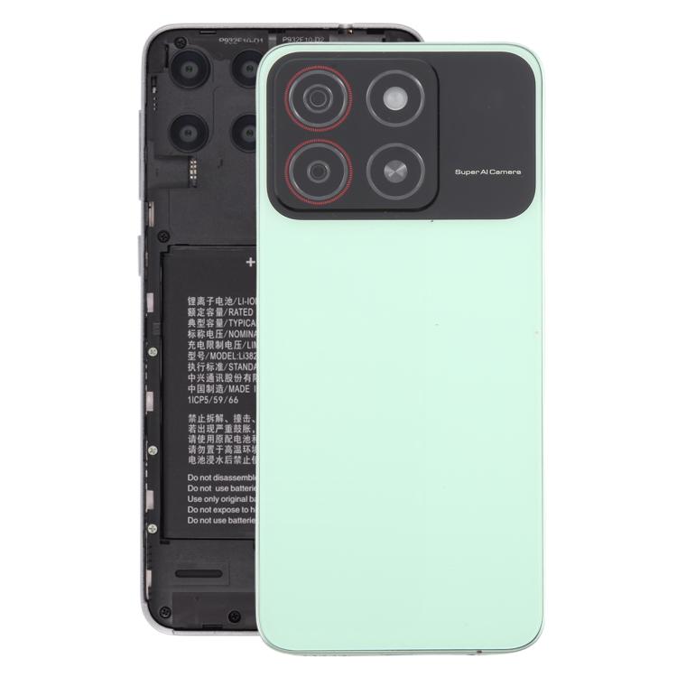 

For ZTE Blade A35 Z2453 Battery Back Cover with Middle Frame / Camera Lens Cover(Green)