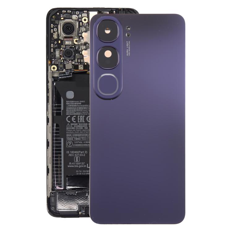 

For vivo V40 Lite 5G IDN Version Original Battery Back Cover with Camera Lens Cover(Purple)