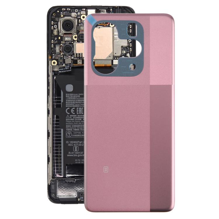 

For Xiaomi Redmi Note 14 5G Original Battery Back Cover(Wine Red)