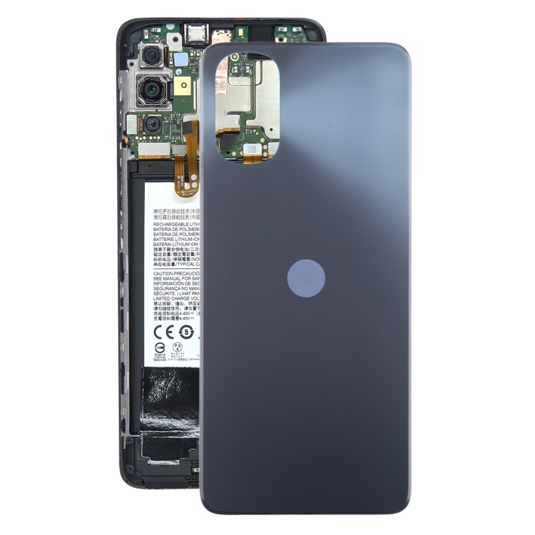 

For Motorola Moto E32s Original Battery Back Cover(Grey)
