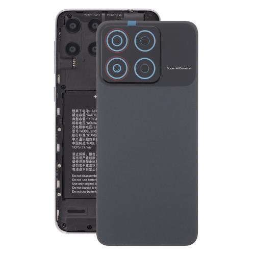 

For ZTE Blade A35 Z2453 Plastic Back Cover with Camera Lens Cover(Black)