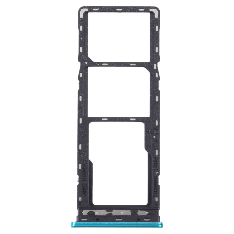 

For Infinix Hot 9 Pro SIM Card Tray + SIM Card Tray + Micro SD Card Tray (Green)
