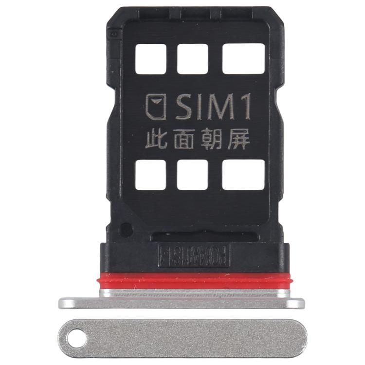 For ZTE nubia Z70 Ultra NX733J NX736J SIM + SIM Card Tray (Silver)