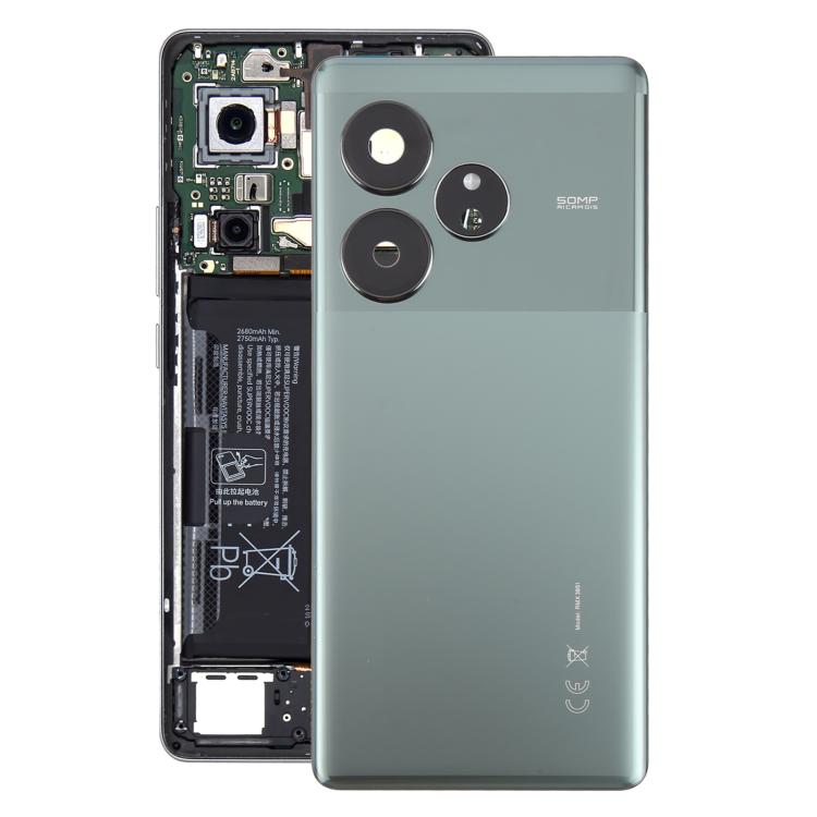 

For Realme GT Neo6 Original Back Cover with Camera Lens Cover(Green)