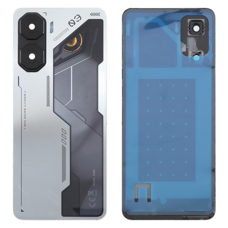 

For ZTE nubia Neo 3 Plastic Battery Back Cover with Camera Lens Cover(Silver)