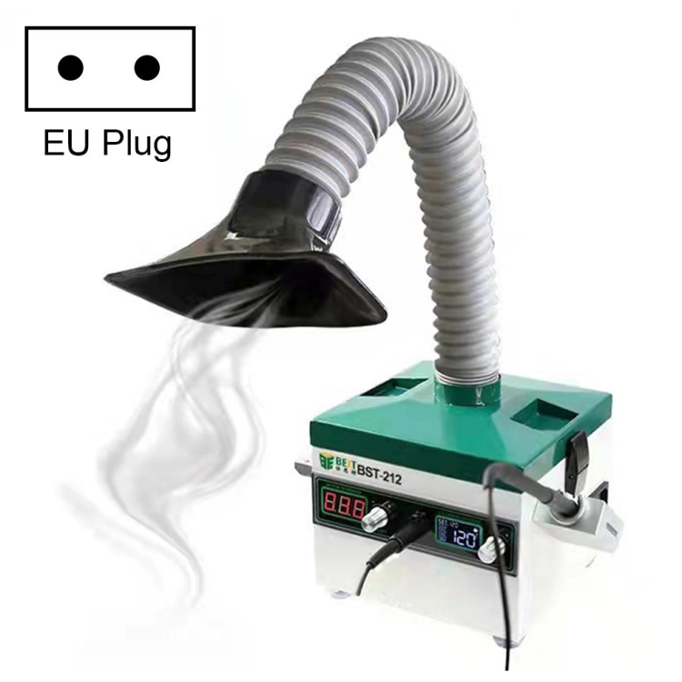 

BEST BST-212 150W Powerful Smoke Purifier With Electric Soldering Iron, EU Plug