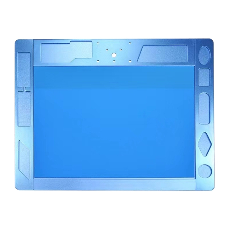 

Aluminum Alloy Multi-function Microscope Base Workbench Electronic Mat Welding Blanket (Blue)