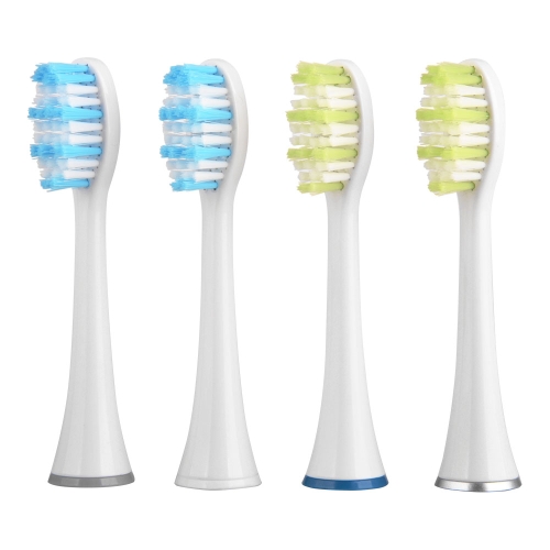 4個一賣 牙刷替換刷頭 用於Mornwel D01（白色）