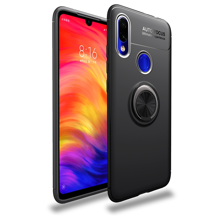 

Metal Ring Holder 360 Degree Rotating TPU Case for Xiaomi Redmi 7(Black)
