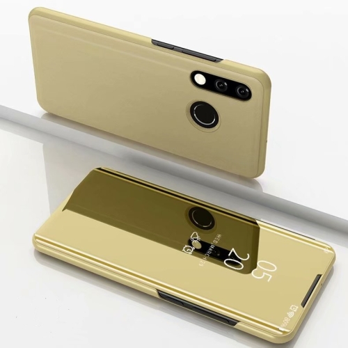 

Electroplating Mirror Horizontal Flip Leather Case for Huawei P30 Lite / Nova 4e, with Holder(Gold)