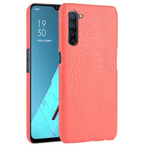 Para OPPO Find X2 Lite / Reno 3 5G Funda PC + PU con textura de cocodrilo