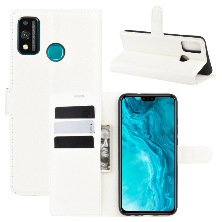 For Huawei Honor 9X lite Litchi Texture Horizontal Flip Protective