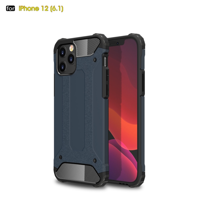 

For iPhone 12 / 12 Pro Magic Armor TPU + PC Combination Case(Navy Blue)