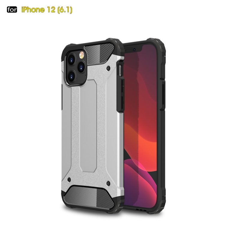 

For iPhone 12 / 12 Pro Magic Armor TPU + PC Combination Case(Silver)