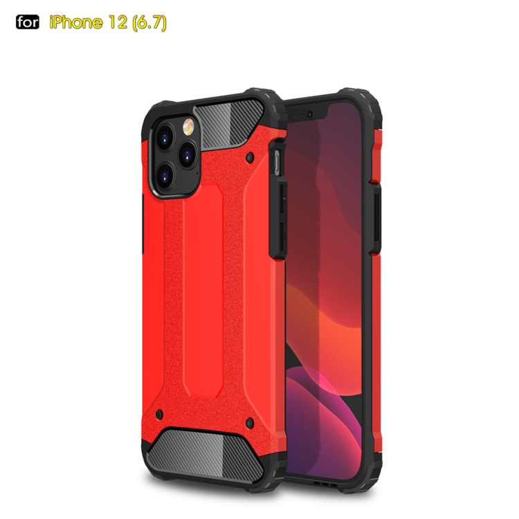 

For iPhone 12 Pro Max Magic Armor TPU + PC Combination Case(Red)