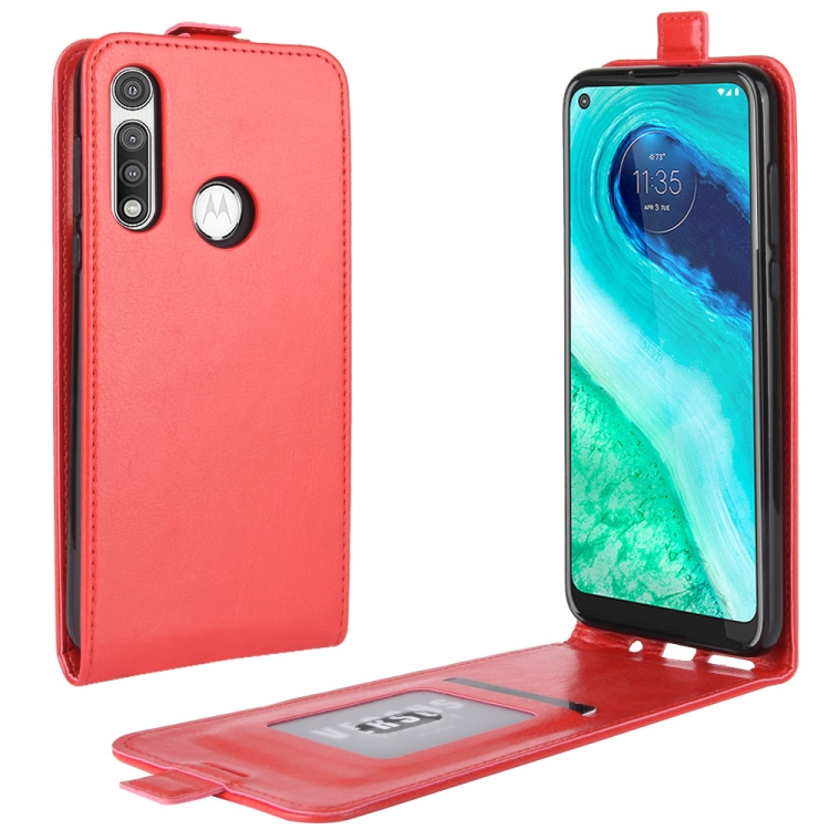 For Motorola Moto G Fast R64 Texture Single Vertical Flip Leather