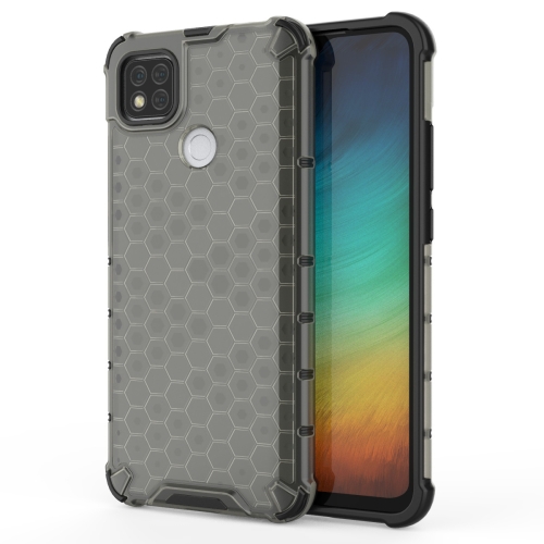 

For Xiaomi Redmi 9C Shockproof Honeycomb PC + TPU Case(Grey)