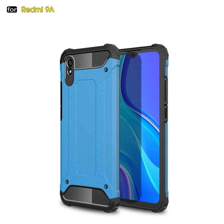 

For Xiaomi Redmi 9A Magic Armor TPU + PC Combination Case(Blue)
